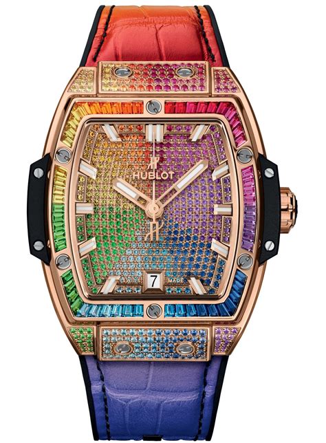 hublot spirit of big bang sapphire rainbow|hublot big bang rainbow.